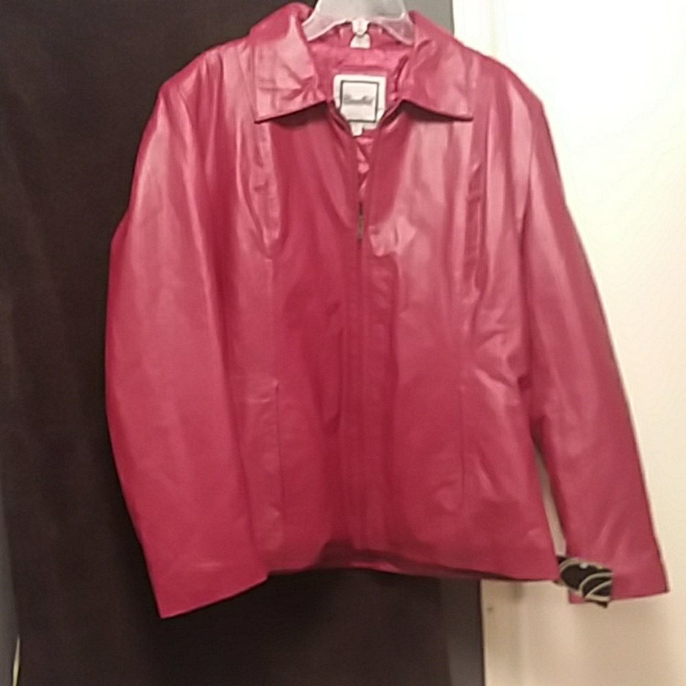 Womens leather jacket